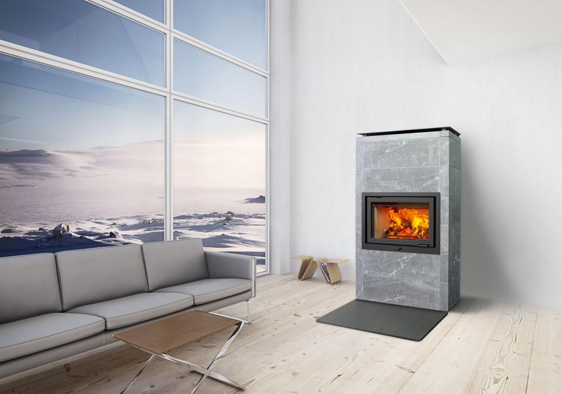 Jotul Poêles de masse mixte en pierre ollaire et stéaite Poêles Boisbûche en Normandie