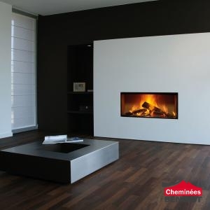 MDesign - 1150H Gold - Cheminées Bois-bûche en Normandie