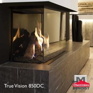 True Vision 850DC - Cheminées Gaz en Normandie