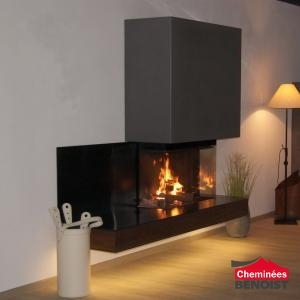 M-Design - Luna Diamond 800Dc - Cheminées Bois-bûche en Normandie