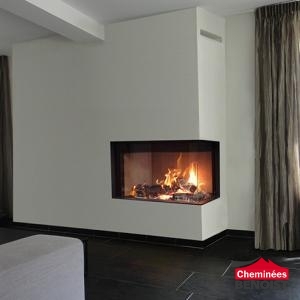 MDesign - Luna diamond 900CL - Cheminées Bois-bûche en Normandie