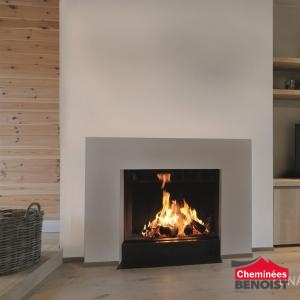 M-Design - Luna Diamond 850V - Cheminées Bois-bûche en Normandie