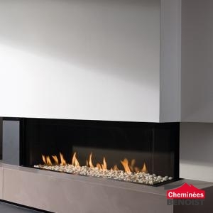 MDesign - 1300CR - Cheminées Gaz en Normandie