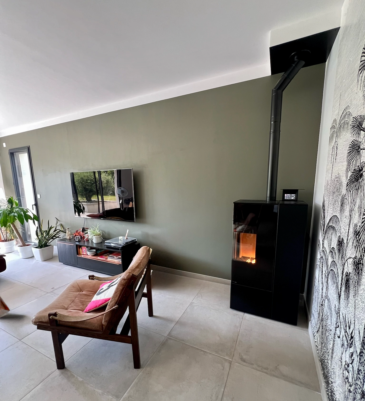 Installation d’un poêle à granulés Rika Connect Edge en Normandie