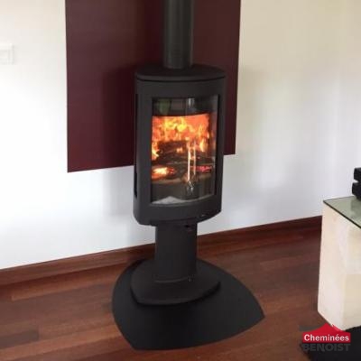 Pose d'un poêle Jotul F373 près de Caen