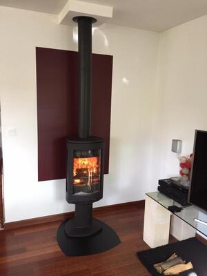 Pose d'un poêle Jotul F373 près de Caen