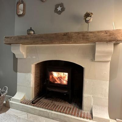 Installation d’un poêle en fonte Jotul à Deauville