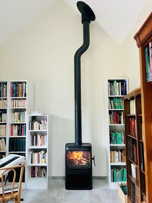 Installation d’un poêle à bois Jotul à Verson