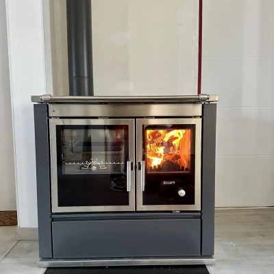 Installation d’une cuisinière à bois Rizzoli Série S en Normandie