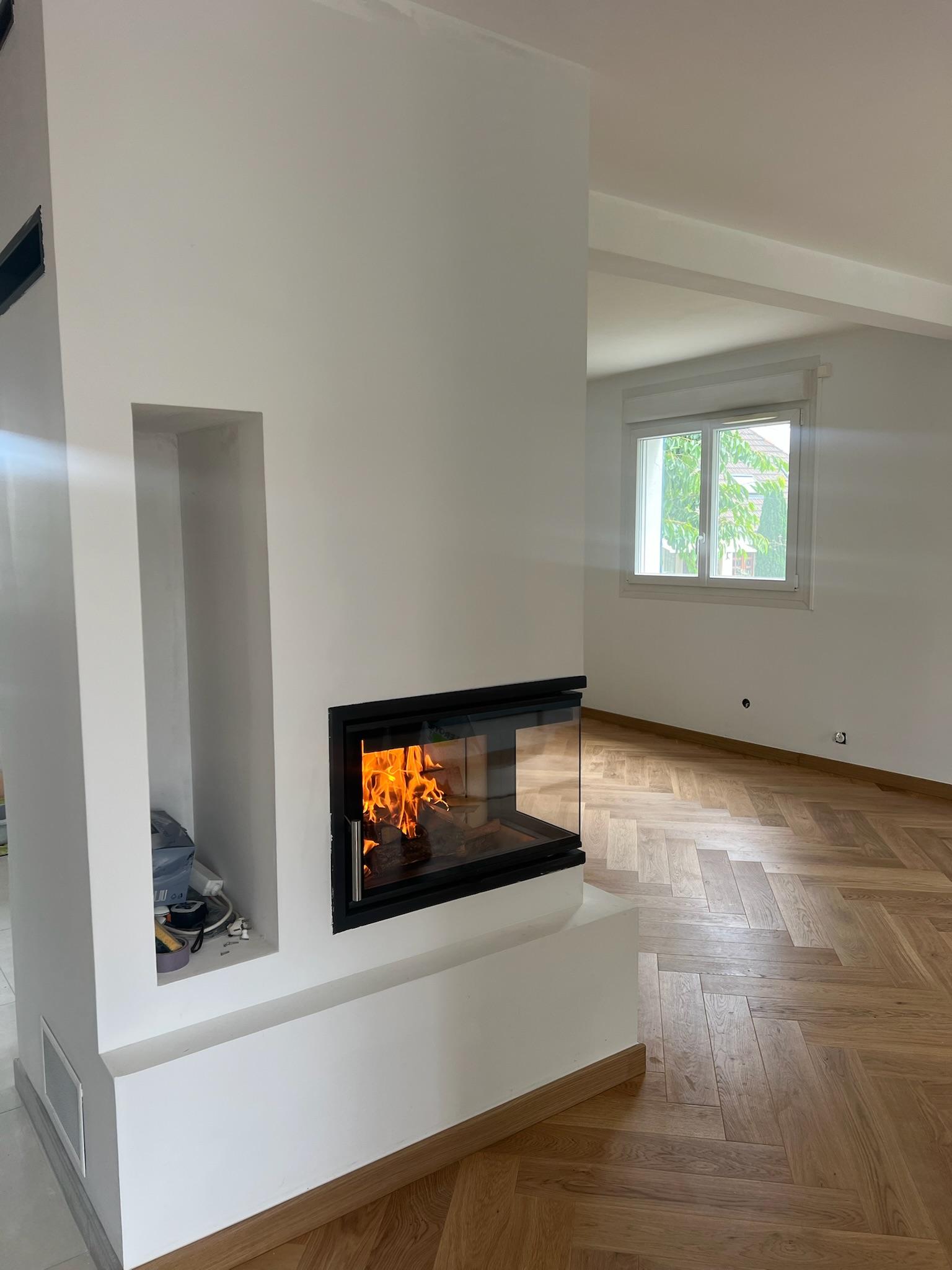 Installation d’un insert bois Scan 5007 à Louvigny