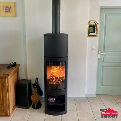 Aménagement d’un poêle à bois F371 V2 Jotul à Hérouville St Clair