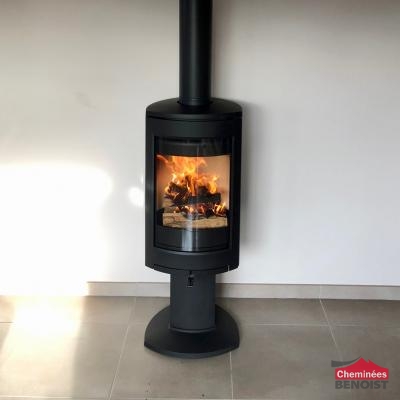 Réalisation d’un poêle à bois-bûche Jotul F373 advance à Ver sur Mer 