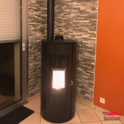 Réalisation d’un poêle Jotul PF920 à granulé proche de Caen