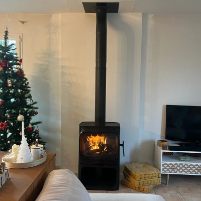 Installation d’un poêle à bois Jotul à Villy Bocage