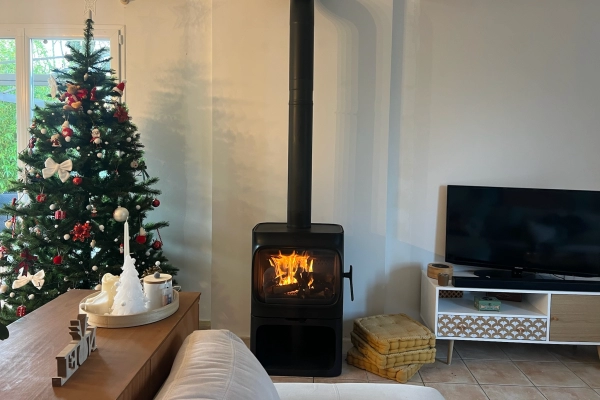 Installation d’un poêle à bois Jotul à Villy Bocage