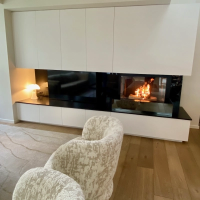 Installation d’une cheminée à bois M-Design Argento 860 DC à Caen