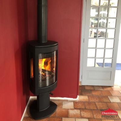 Réalisation d’un poêle Jotul 373 à Bernières