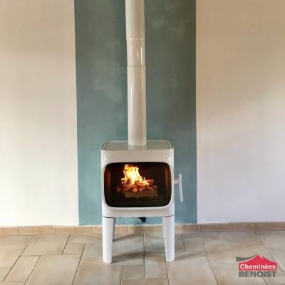 Installation d'un poêle F305 Jotul à Cahagnes